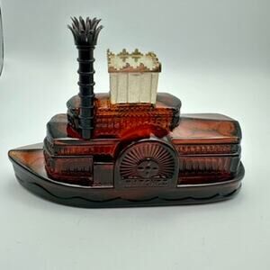Vintage Natchez River Boat Avon Bottle